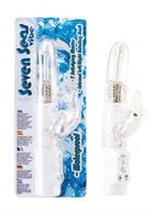 Вибромассажер с клиторальным стимулятором SEVEN SEAS VIBE CLEAR (21,5 см)
