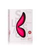 Красный вибромассажер Silhouette S3 - 12,75 см.