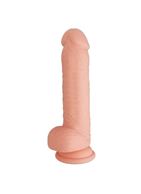 Телесный вибратор реалистик Superior Dong из силикона (17,5 см)