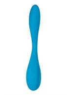 Синий гибкий вибратор Satisfyer G-Spot Flex 5+ (19,6 см)