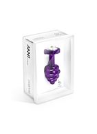 Фиолетовый винтовой плаг ANNI Ano purple T2 - 7,5 см.