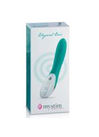 Зеленый вибратор Mystim Elegant Eric - 27 см.