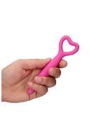 Набор розовых вагинальных расширителей с вибропулей Silicone Vaginal Dilator Set