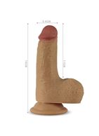 Кофейный вибратор Nature Cock Gabe 6 с голосовым приёмником (15 см)