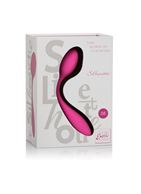 Розовый перезаряжаемый вибромассажер Silhouette S8 