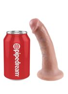 Телесный фаллоимитатор 6" King Cock на присоске (15,2 см)