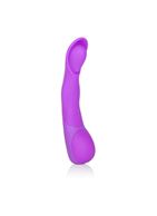 Фиолетовый вибромассажер Impress Scoop - 12 см.