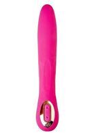 Ярко-розовый вибратор Sensuelle Bentlii (14 см)