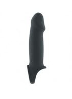 Серая насадка с подхватом Stretchy Penis Extension No.33
