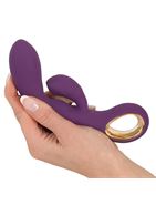 Фиолетовый вибратор кролик Rabbit Petit (18,7 см)