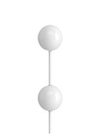 Белые вагинальные виброшарики USB KEGEL BALLS, работающие от USB