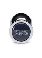 Серебристая анальная пробка DARKER BEYOND EROTIC STEEL BUTT PLUG - 8,9 см.