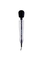 Серебристый вибратор Doxy Die Cast Wand Massager - 34 см.