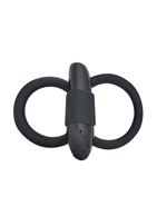 Эрекционное кольцо с подхватом и вибростимулятором MOJO APEIROS VIBRATING COCK / BALLS RING