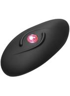 Черная рельефная вкладка в трусики Body Bling Bliss Rechargeable Mini-Vibe