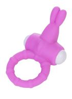 Розовое виброкольцо для пениса Power Rabbit Clit Cockring 