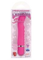 Многофункциональный розовый вибратор 10-Function Charisma Swirly - 12 см.