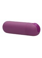 Фиолетовая перезаряжаемая вибропуля 7 Speed Rechargeable Bullet (7,7 см)