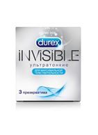 Ультратонкие презервативы Durex Invisible (3 шт)