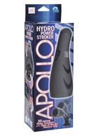 Серый мастурбатор с вибрацией APOLLO HYDRO POWER STROKER