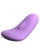 Фиолетовый компактный вибростимулятор Remote Silicone Please-Her