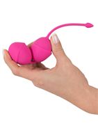 Розовые вагинальные шарики Silicone Love Balls