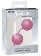 Нежно-розовые вагинальные шарики Joyballs Trend с петелькой