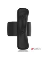 Черная вибровкладка в трусики с пультом-часами Anne's Desire Vibro Panty Wireless Watchme