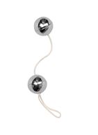 Серебристые вагинальные шарики LITTLE FRISKY LOVE BALLS SILVER