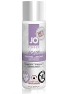 Разогревающий женский лубрикант на водной основе JO AGAPE LUBRICANT WARMING - 60 мл.