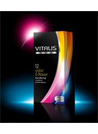 Цветные ароматизированные презервативы VITALIS premium №12 Color and flavor (12 шт)