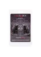 Чёрные виброклипсы на соски Nipple Play Nipplettes