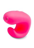 Розовый мини-вибратор на палец Fun Toys Gring