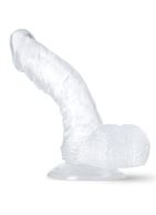 Прозрачный фаллоимитатор-реалистик Sparkle 6" (16,5 см)