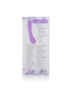 Фиолетовый вибромассажер Impress Wand - 12 см.