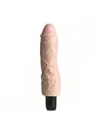 Реалистичный телесный вибратор Ez Bend Stud - 20 см.