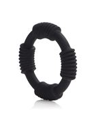 Чёрное эрекционное кольцо Adonis Silicone Rings Hercules