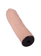 Черные трусики с двумя насадками - Экзотик-Linda (15,2 и 10 см)