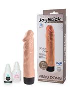 Реалистичный вибратор без мошонки JOYSTICK - VIBRO DONG (17,5 см)