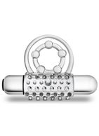 Прозрачное эрекционное виброкольцо Vibrating Super Clitifier