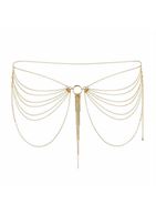 Золотистое украшение из цепочек Magnifique Metallic Chain Waist Jewelry