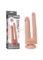 Двойной фаллоимитатор Skinlike Double Penetration Soft Cock (25 см)