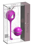 Ярко-розовое виброяйцо с пультом управления Remote Cherry