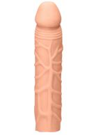 Телесная увеличивающая насадка Penis Extender - 17,5 см.