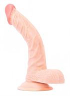 Телесный фаллоимитатор реалистик Pink Vibe (21 см)