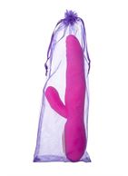 Розовый вибратор Erotist Nega с функцией подогрева - 21,5 см.