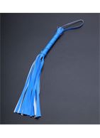 Голубая мини-плеть с 20 хвостами - 40 см.