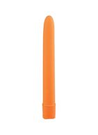 Оранжевый вибратор BASICX MULTISPEED VIBRATOR ORANGE 6INCH - 15 см.
