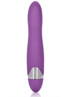 Фиолетовый вибромассажер Amp it Up! 7-Function Silicone Massager - 14 см.