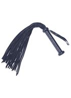 Тёмно-синий флоггер из кожи DARKER LIMITED COLLECTION FLOGGER - 66 см.